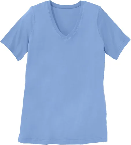Miniatura 5 de Woman Within Camiseta de manga corta con cuello en V para mujer, talla grande