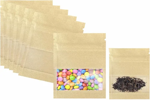 Miniatura 14 de 100 bolsas de embalaje holográficas resellables para pequeñas empresas, embalaje transparente con cierre de cremallera para recuerdos de fiesta