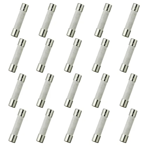Miniatura 7 de T7AL250V 20 fusibles de tubo de cerámica de soplado lento de 0.236x1.181 in 0.24 x 1.18 pulgadas 7A 250V