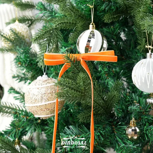 Miniatura 8 de Cinta de terciopelo de terracota de 3/8 pulgadas x 25 yardas, cinta naranja quemada de una sola cara para envolver regalos, bodas, lazos
