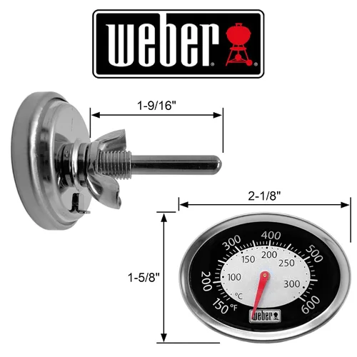 Miniatura 2 de Weber 60070 - Termómetro ovalado Q original