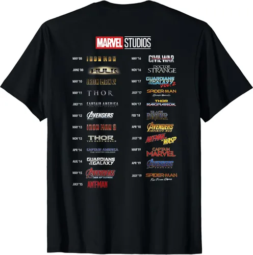 Miniatura 2 de Camiseta del 10o aniversario de Marvel Studios con texto en inglés "More than an fan