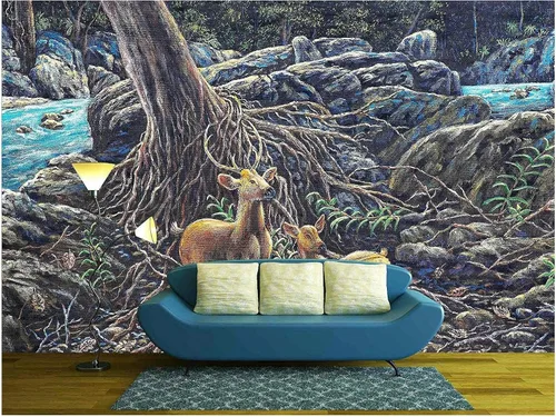 Miniatura 10 de wall26 - Mural adhesivo decorativo para pared (tamaño grande), WMR-WP-X-DD51-66x24x4