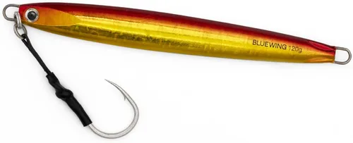 Miniatura 14 de BLUEWING Señuelos de pesca para agua salada de paso lento, plantillas verticales de 2.82 oz-35.27 oz cebo de hundimiento de peces con gancho