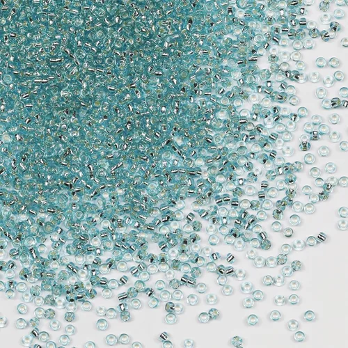 Miniatura 91 de Cuentas de semillas doradas transparentes de 4 mm al por mayor para hacer joyas, 110 gramos, aproximadamente 1600 piezas, cuentas de vidrio 6/0