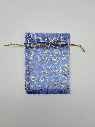 Miniatura 6 de Ankirol 100 bolsas de recuerdo de bodas, de organza transparente, con estampado de pestañas, de 3.5 x 4.5 pulgadas, con cordón de ajuste