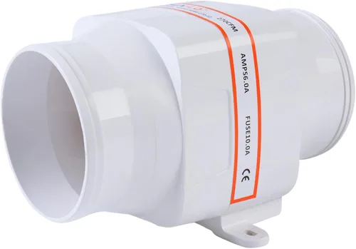 Miniatura 10 de SEAFLO in-Line Marine Bilge Air Blowers- 12V, 3 or 4", 130-270 CFM Ultra-Quiet Operation 4 or 3 Inch for Yacht/Sailboat/Boat- ISO 8846, CE & RoHs