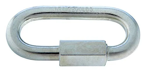 Cadena Campbell de acero galvanizado rápido enlace 2200 lb 3-3/16 in L – Caja de: 10; cada paquete Cantidad: 1;