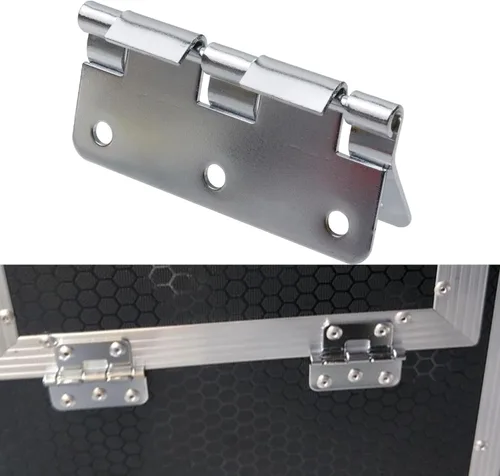 Miniatura 3 de Antrader Bisagras de puerta para desmontar/elevar, caja de vuelo cromada, enlace de bisagra desmontable de 3 x 2.68 pulgadas, paquete de 4