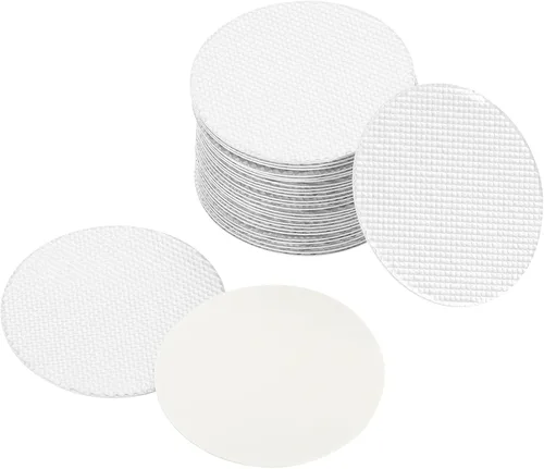 Miniatura 9 de PATIKIL Revestimiento de tapa de papel de aluminio de 3.32 pulgadas, 150 piezas resistentes a la inducción de manipulaciones selladoras térmicas