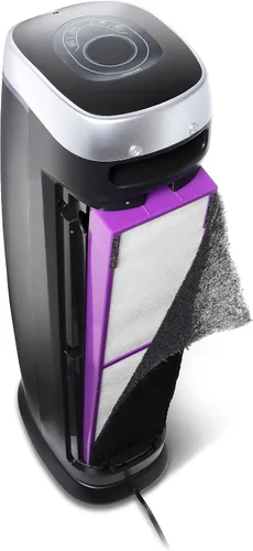 Miniatura 10 de Germ Guardian 3-en-1 UV-C y Sistema de limpieza de aire Digital True HEPA Air – con filtro Pet Pure–28 pulgadas., AC5250PT, Negro, 1, 1
