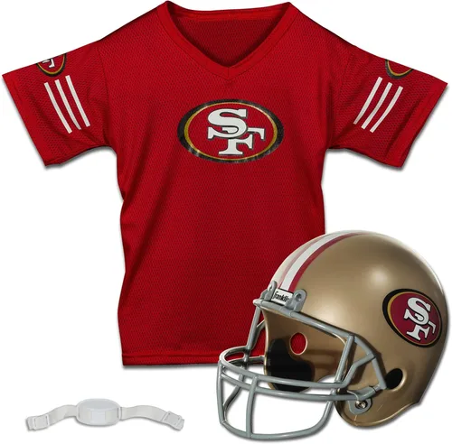 Miniatura 10 de Franklin Sports - Conjuntos de casco y camiseta para niños de la NFL - Conjuntos de uniforme de equipo juvenil de la NFL - Juego de disfraz - Casco
