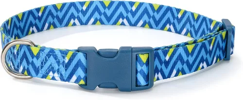 Miniatura 19 de Mile High Life Collar de nailon para cachorros con bonitos patrones, ligero, collar para niña y niño para perros pequeños, medianos y grandes