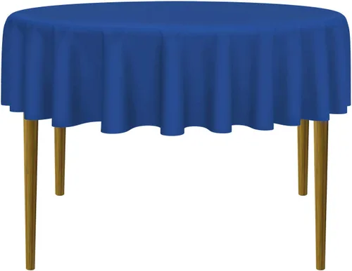 Miniatura 41 de Lann's Linens - 10 manteles redondos de tela de poliéster para bodas/banquetes/restaurantes (varios colores y tamaños)