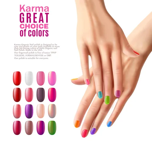 Miniatura 5 de Karma - Paquete especial de esmalte de uñas, juego de base de esmalte de uñas, arte de uñas no tóxico, pintura de uñas vegana y libre de crueldad