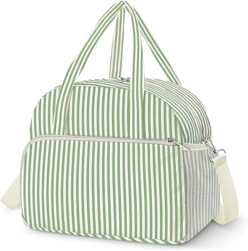 Miniatura 15 de Coobiiya Lonchera térmica de 12 litros para mujeres y hombres, lonchera de pana reutilizable, lonchera de gran capacidad con forro resistente a fugas