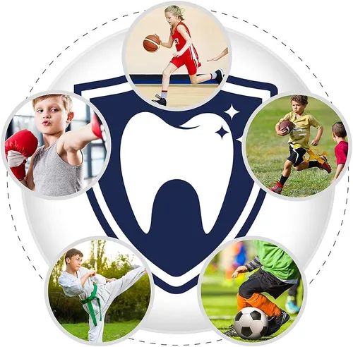 Miniatura 6 de Youth Mouth Guard Football Sport Mouthguard, Premium Quality No Boiling Required，Suitable for Basketball, Wrestling, Taekwondo, Jujitsu and Karate