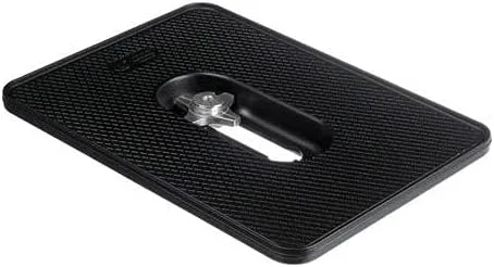 Miniatura 3 de Manfrotto Plataforma de monitor de aluminio 183 (9-3/4x13-3/4") para proyectores, altavoces, etc., rosca de 3/8" para montaje en trípode (#3290)