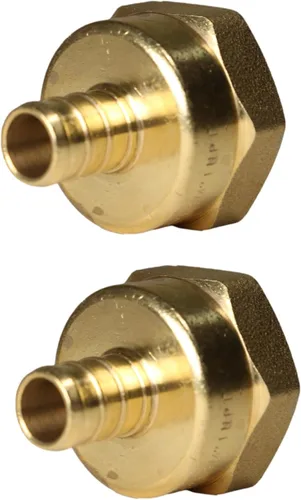 Miniatura 46 de XFITTING 1 pulgada Pex x 1 pulgada Adaptador Femenino NPT, 23-4-3=2X, 2 Piezas