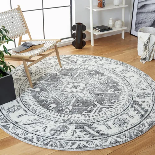 Miniatura 31 de SAFAVIEH Vintage Hamadan Collection Alfombra - 5'3" x 7'6", Rojo & Multi, Diseño tradicional persa, que no desprende pelusa y fácil de limpiar