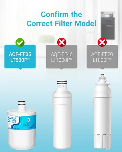 Miniatura 3 de AQUA CREST Filtro de agua para refrigerador 5231JA2002A, repuesto para LG LT500P, GEN11042FR-08, ADQ72910911, ADQ72910901, ADQ72910907, Kenmore