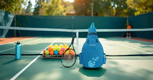 Miniatura 5 de Klau mochila para raquetas de tenis Azul