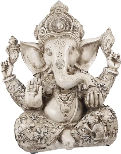 DOITOOL Decoración para el hogar, figura de Ganesha, elefante, Dios, estatua, escultura de Buda, modelo de Dios, mesa de escritorio, figura de arte