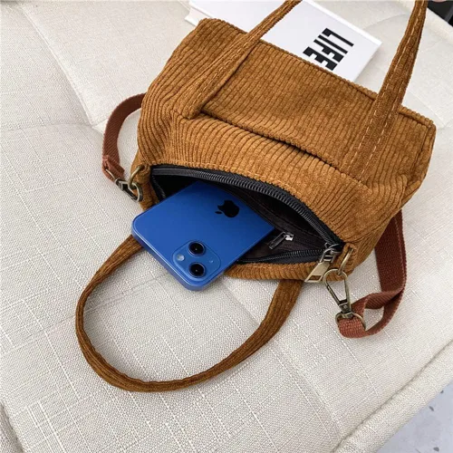Miniatura 5 de Bolsos cruzados para mujer de pana, bolsos de hombro, bolsos cruzados, carteras, carteras, bolso pequeño de mano 2023