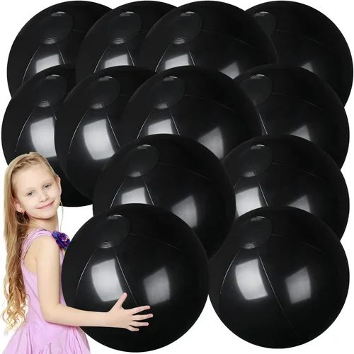 Miniatura 10 de Raiten 12 bolas de playa inflables de playa, bola inflable grande flotante para piscina, recuerdos de fiesta al aire libre, suministros de fiesta
