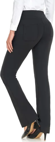 Miniatura 12 de Safort Pantalones de yoga con entrepierna de 28" 30" 32" 34"más amplios en la parte inferior para botas altas, 4 bolsillos, UPF50+