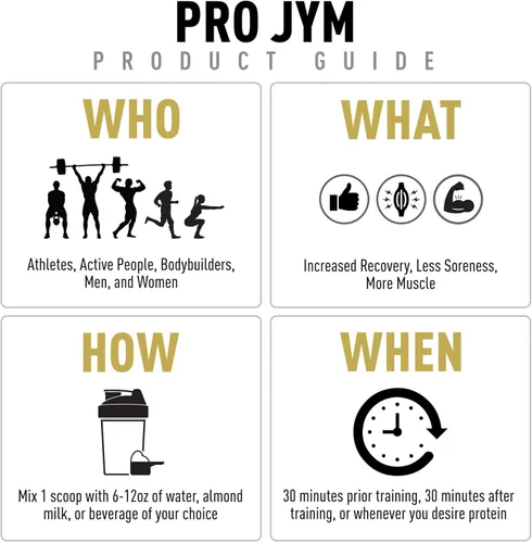 Miniatura 4 de Pro Jym Supplement Science - Proteína en Polvo de claras de huevo, leche, proteína de suero aislada y caseina micelar