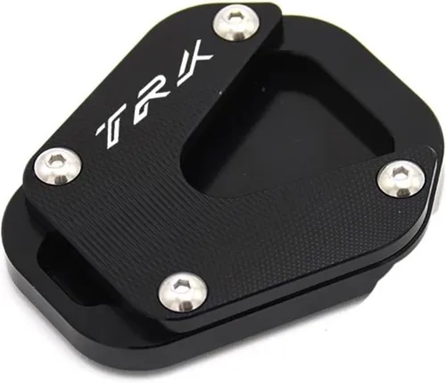 Miniatura 12 de Motorcycle Kickstand Extension Pad for Benelli TRK502 TRK 502 2020 2021 Foot Side Stand Support Plate Enlarger (Color : B Black)