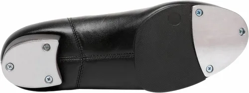 Miniatura 3 de Mens Split Sole Jazz Tap Dance Shoe Black Leather Dance Shoe