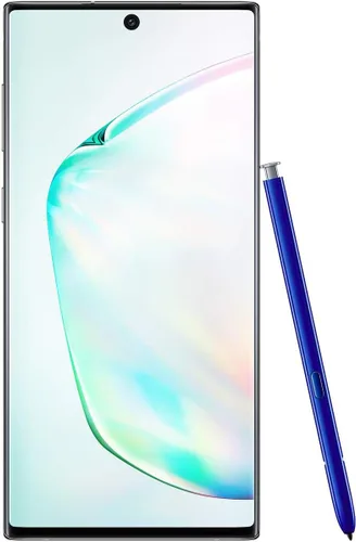 Samsung Galaxy Note 10, Aura Glow, 256GB | Note10, desbloqueado de fábrica, teléfono celular, garantía estadounidense, brillo Aura (plata)
