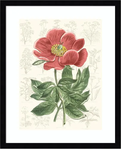 Miniatura 10 de Amanti Art Vision Studio - Lienzo decorativo para pared, 24 x 20 pulgadas, diseño de jardín de flores de peonía, arte de pared de flores, decoración