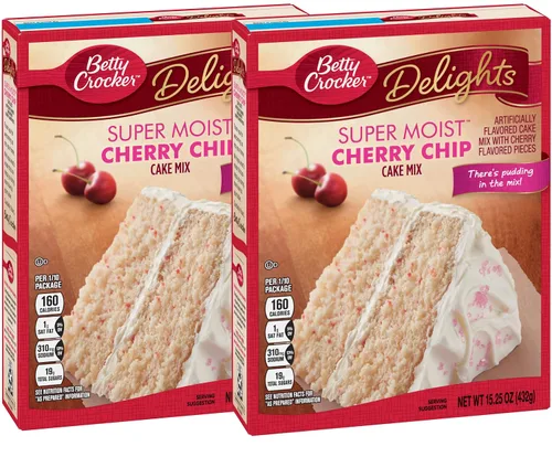 Miniatura 50 de Betty Crocker Delights Mezcla de pastel de chocolate alemán súper húmedo, 13.25 onzas (paquete de 12)