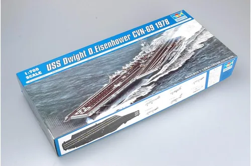 Miniatura 5 de Trumpeter 1/700 USS Dwight D. Eisenhower CVN69 Kit modelo de portaaviones 1978