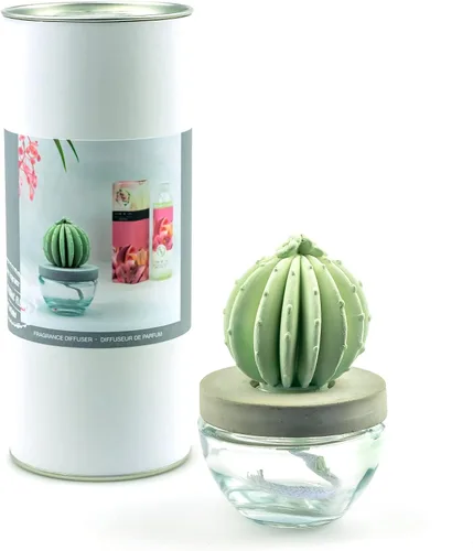 Miniatura 2 de Barril Cactus Cerámica Difusor de Fragancia Combo 6.8 fl oz Hermoso