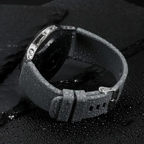Miniatura 3 de Easuny Compatible con Samsung Galaxy Watch 3 de 1.772 pulgadas/Galaxy Watch de 1.872 pulgadas/Gear S3 Frontier, correa de silicona de liberación
