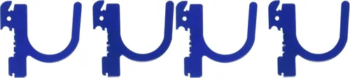 Miniatura 12 de Wall Control 10-UH-003 B Gancho en U ranurado para tablero de clavijas Wall Control solamente, 3 pulgadas, negro