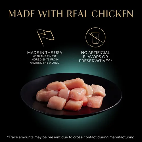 Miniatura 2 de Sheba Perfect Portions Bistro - Alimento húmedo para gatos adultos, pollo en salsa Alfredo, bandejas de 2.6 onzas (24 unidades, 48 porciones)