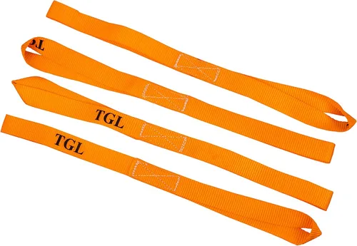TGL Correas de amarre de bucle suave, capacidad de carga de 2300 libras, paquete de 4 correas para manillar de motocicleta para asegurar ATV, UTV,