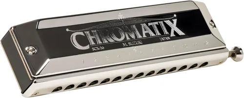 Miniatura 4 de Suzuki Chromatix SCX-48 - Armónica cromática de 12 agujeros, llave de A