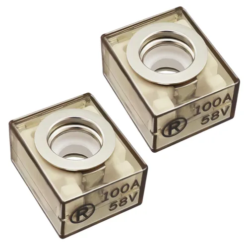 Fusibles de Terminal MRBF - 100 Amperios 58V CC Máx/IP66 Impermeables para Barcos, Marina, Casas Rodantes, Sistemas Solares - Protección contra