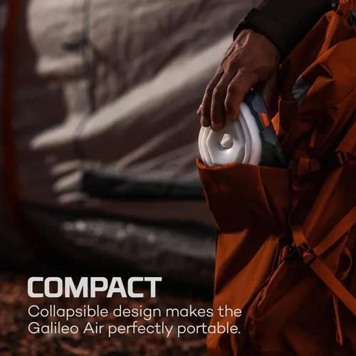 Miniatura 7 de NEBO Galileo - Linterna plegable de aire, 6 modos de luz, duradera, potente linterna con gancho para colgar para acampar y uso al aire libre, 500