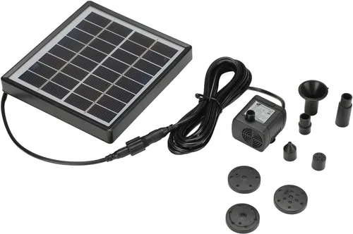 Miniatura 5 de Bomba de fuente solar, filtros circulares y cartucho de medios de filtración, filtros de piscina, kit de panel solar alimentado por energía solar