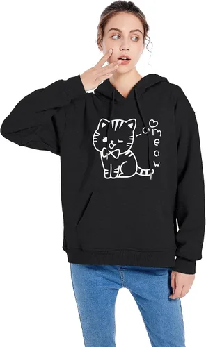Miniatura 4 de Sudaderas con capucha para gatos para mujeres y niñas