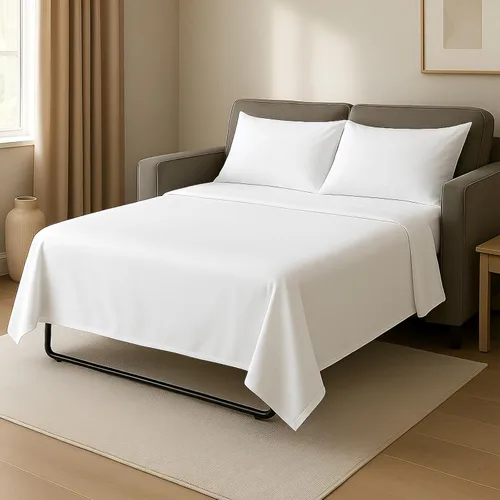 Miniatura 13 de Cottingon Sábanas individuales de 4 piezas para sofá cama individual, sábanas de sofá 100% microfibra cepillada, se adapta fácilmente a colchones