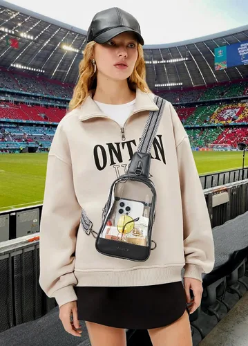 Miniatura 2 de Shrrie Clear Bag for Stadium Events Transparent Crossbody Bag Clear Purse for Women&Men-Stadium Approved, Concerts&Sports
