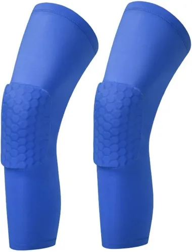 Miniatura 6 de Rodilleras transpirables para tiro deportivo de baloncesto, seguridad, almohadillas de panal de abeja, como si fuera parachoques, rodilleras